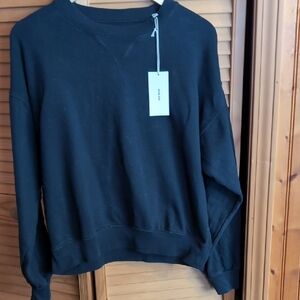 Buck Mason Vintage Interloop Oversized Crew - Navy